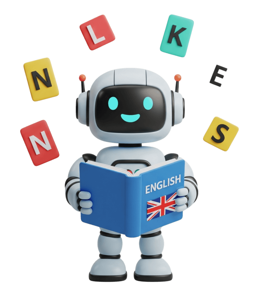 A child reading aloud in an online English lesson